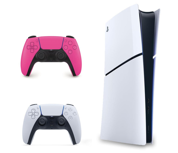 Sony PlayStation 5 Slim Digital + DualSense Nova Pink - 1268050 - zdjęcie